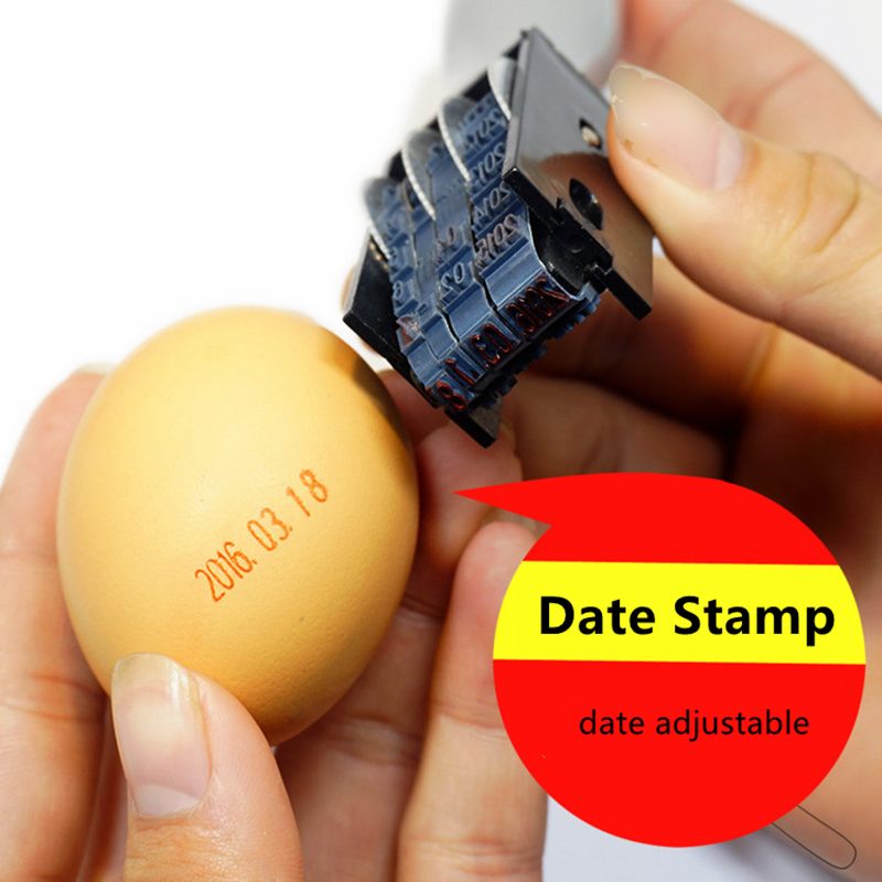 Portable Date Stamps For Egg S - огляд і ціна Rubber Date Stamp
