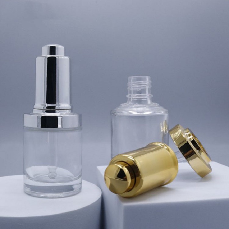 30ML clear glass bottle silver - огляд і ціна Gel Refill Pack