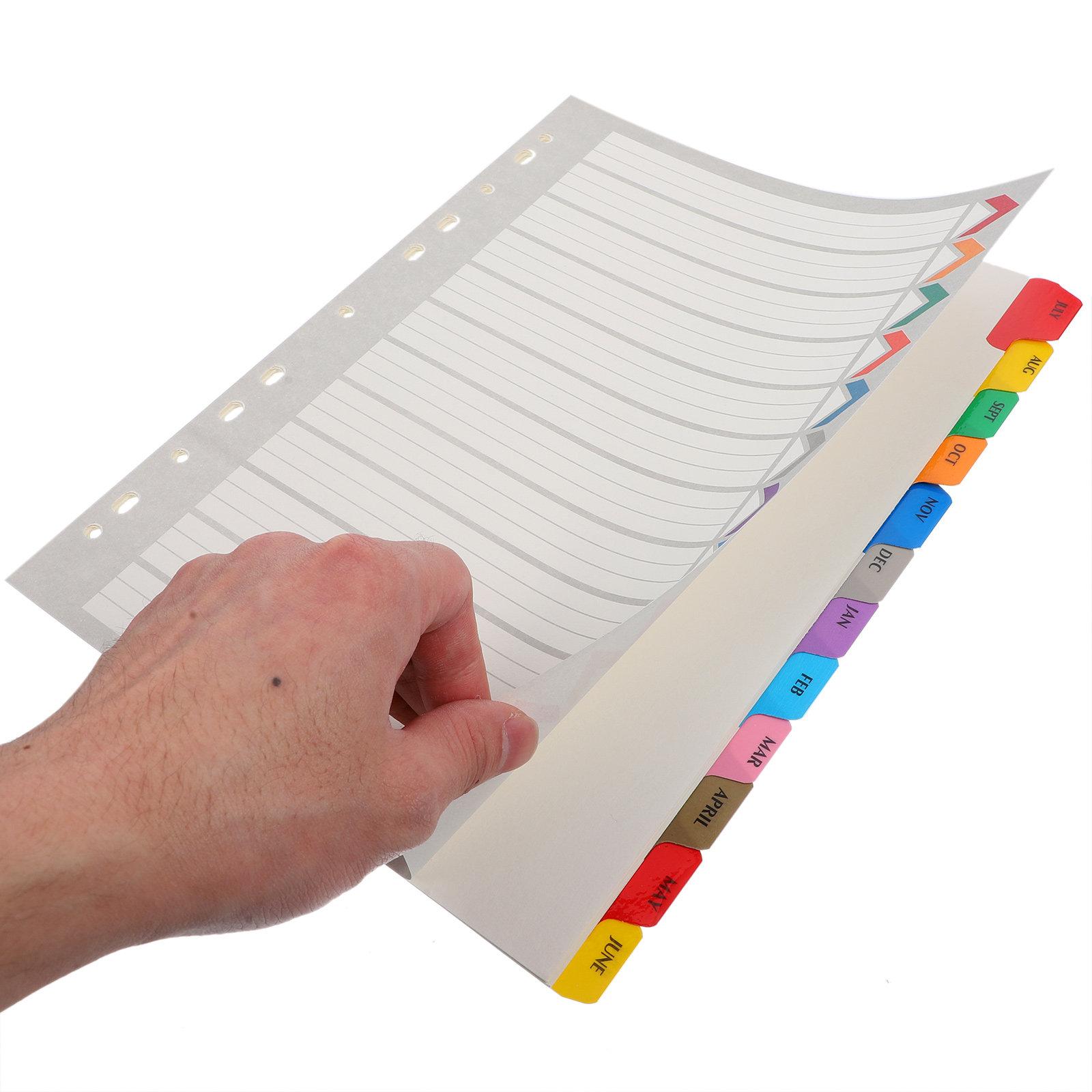 12Sheets Index Binder Dividers - огляд і ціна Tab Divider A4