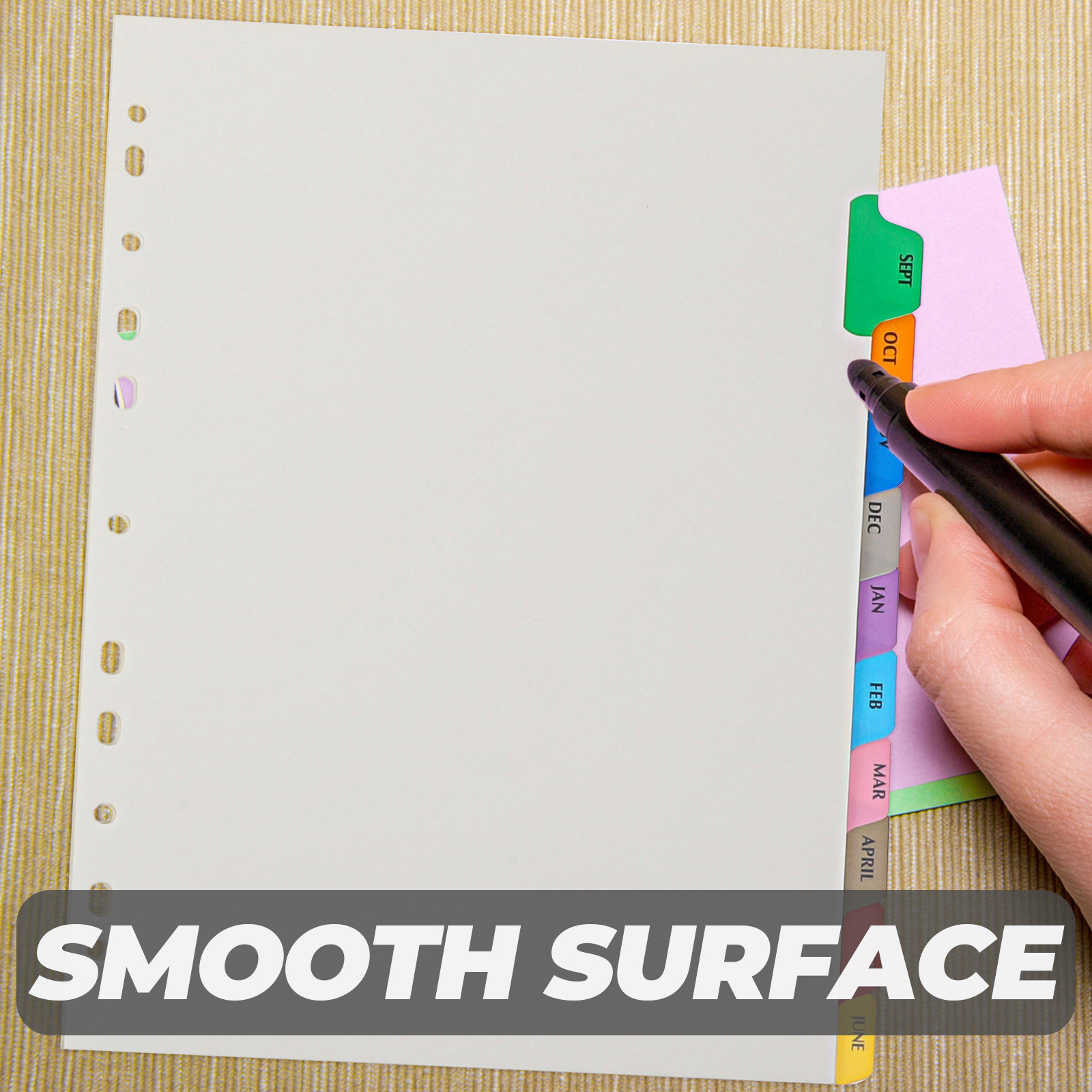 12Sheets Index Binder Dividers - огляд і ціна Tab Divider A4
