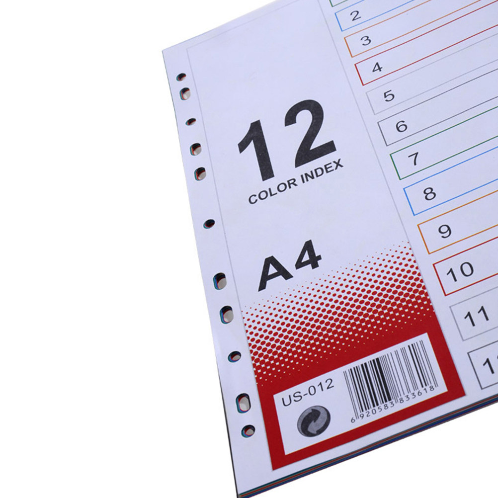 2Pcs Index Paper Refills Divid - огляд і ціна Tab Divider A4