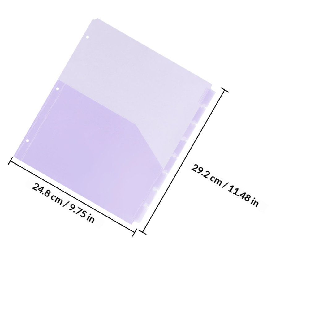 2Sets A4 Plastic Binder Divide - огляд і ціна Tab Divider A4