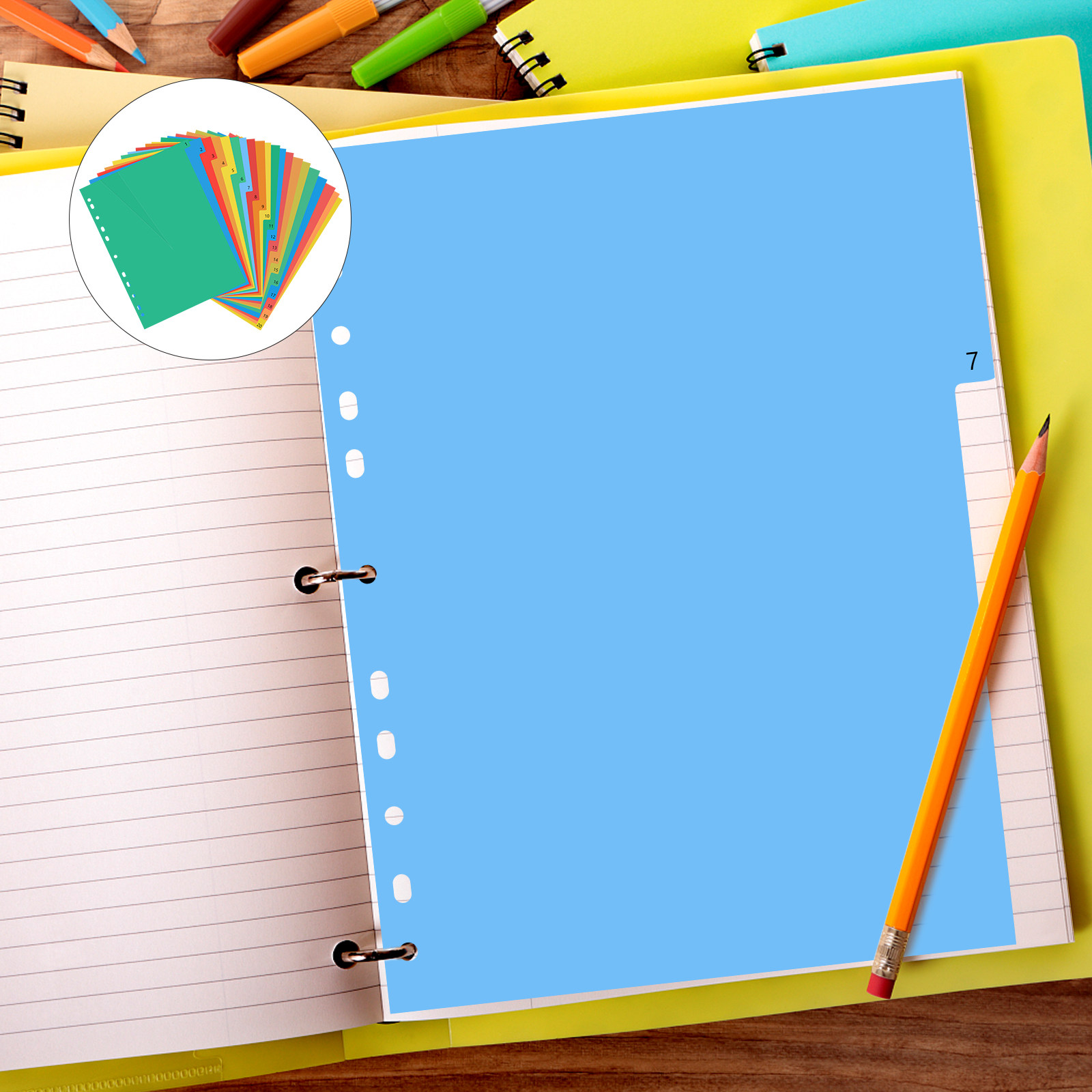 20 Pages A4 Size Color Coded P - огляд і ціна Tab Divider A4
