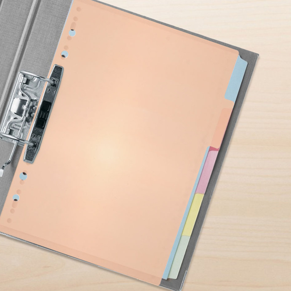 1Set Binder Dividers Plastic P - огляд і ціна Tab Divider A4