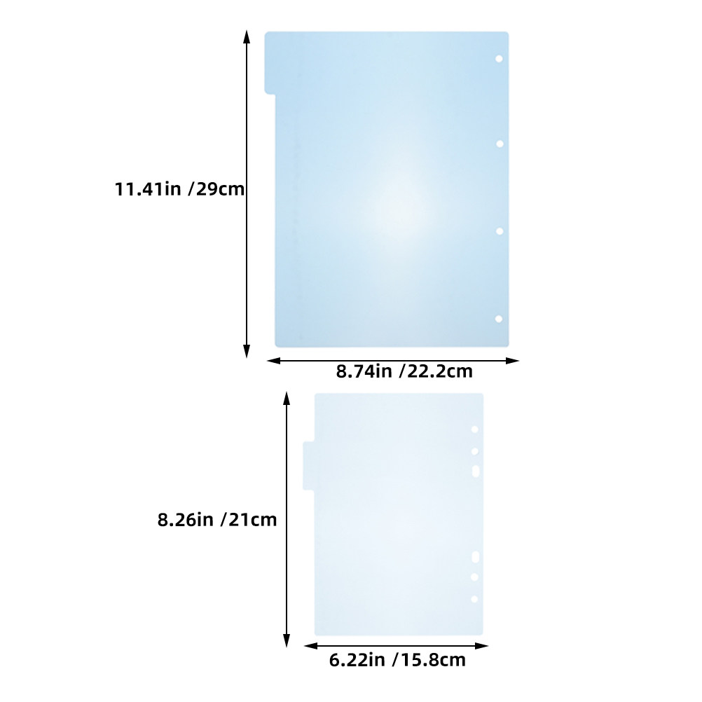 1Set Binder Dividers Plastic P - огляд і ціна Tab Divider A4