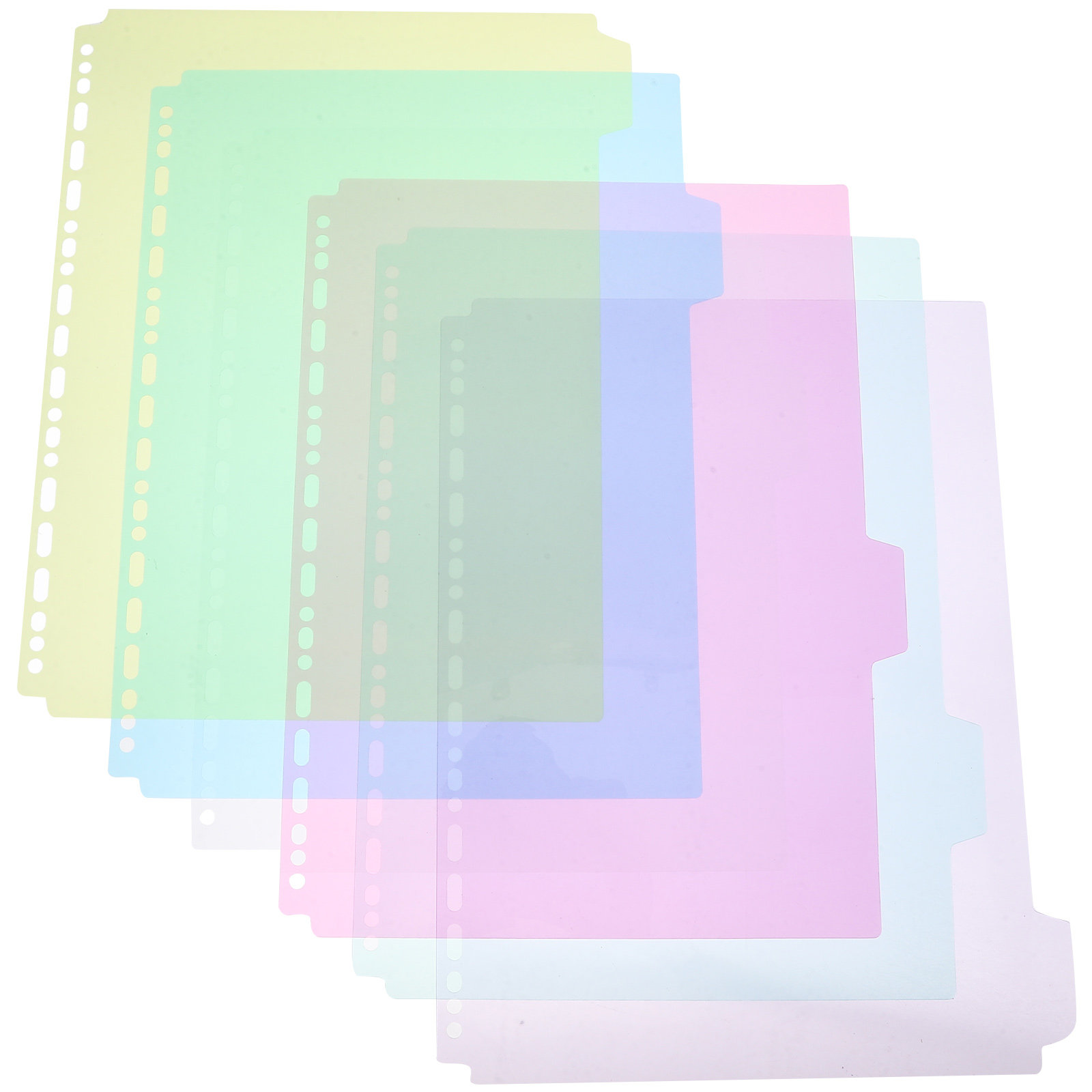 6Pcs Plastic Tabbed Binder Div - огляд і ціна Tab Divider A4