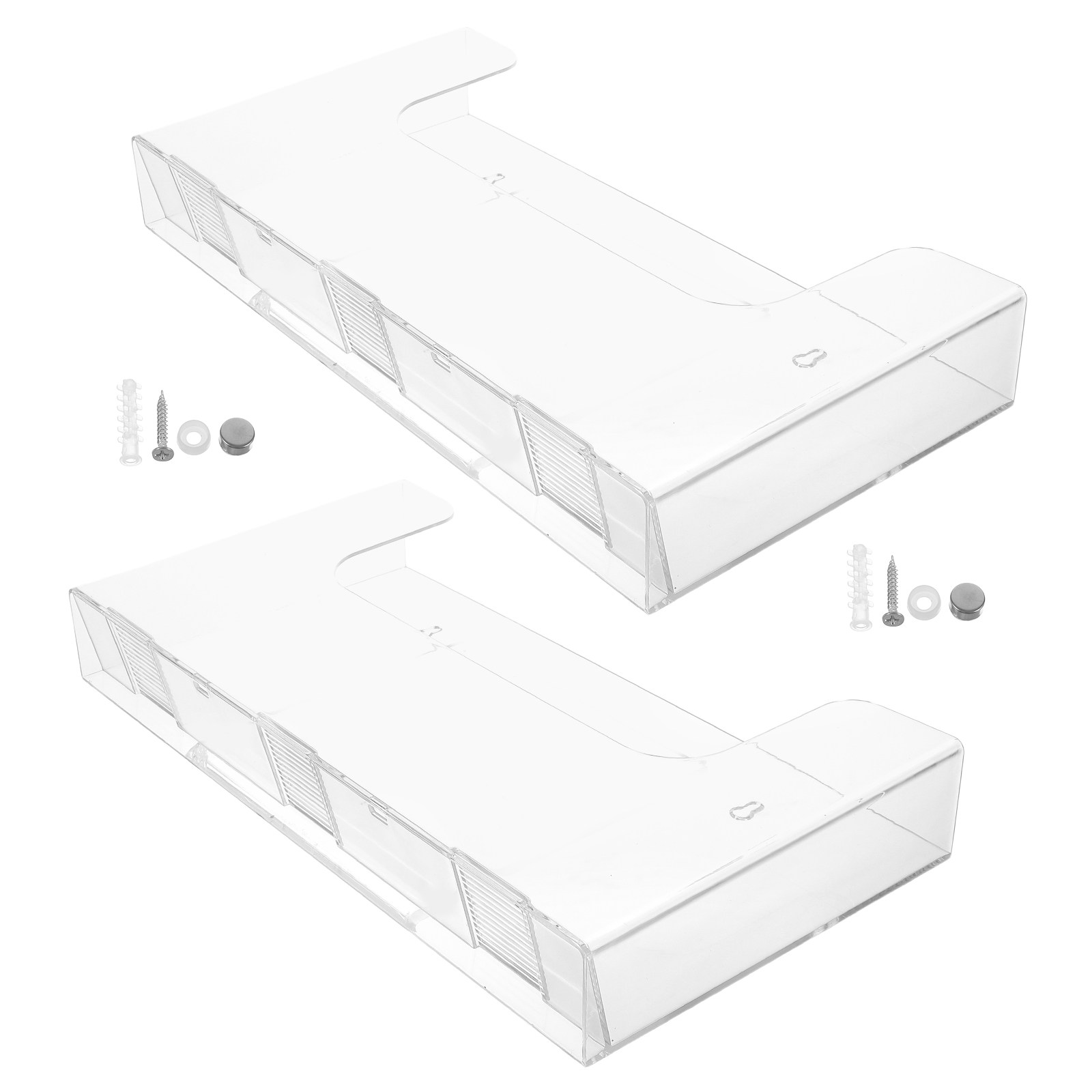 2Pcs Acrylic Wall File Holders - огляд і ціна Magazine Holder Rack