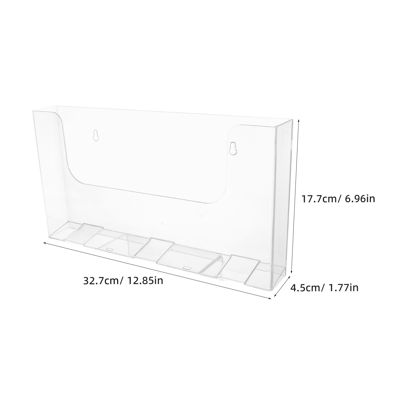 2Pcs Acrylic Wall File Holders - огляд і ціна Magazine Holder Rack